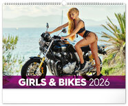Sexy Wandkalender Girls and Bikes 2026