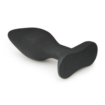 Medium Zwarte Siliconen Buttplug