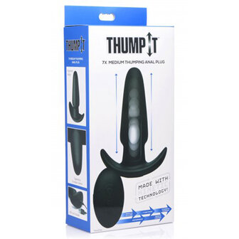 Thump-It Stotende Buttplug - Medium