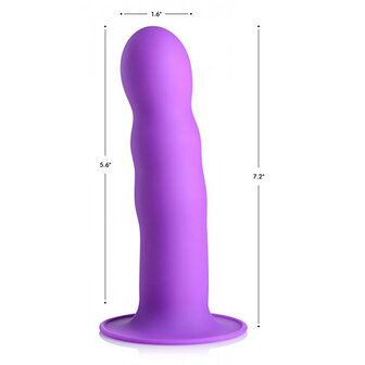 Squeeze-It Wavy Dildo - Paars