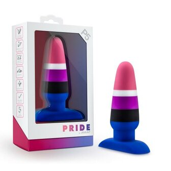 Avant - Pride Siliconen Anaal Plug - Fluid