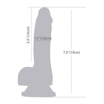 Addiction - Brandon Glow In The Dark Dildo - 18 cm