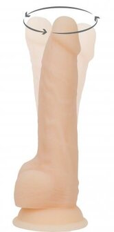 Naked Addiction - Realistische Vibrerende En Roterende Dildo - 20 cm