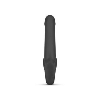 No-Parts - Morgan Strapless Strapon Dildo 22 cm - Zwart