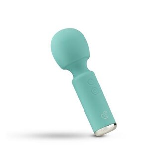 Mini Vibe Wand Vibrator - Aqua