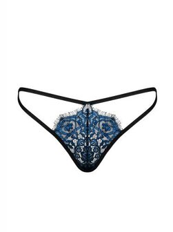 Yassmyne Sexy Kanten String - Blauw