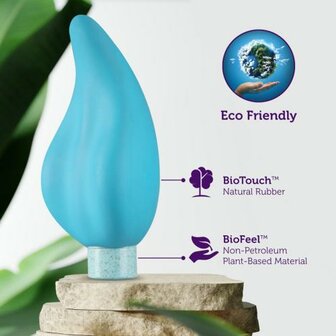 Gaia Eco Caress Vibrator - Aqua