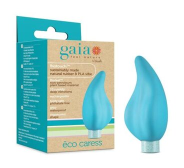 Gaia Eco Caress Vibrator - Aqua