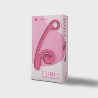 Snail Vibe Curve Duo Vibrator - Roze