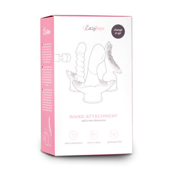 EasyToys Wand Collection &ndash; Opzetstuk Voor Clitoris Stimulatie - Zwart