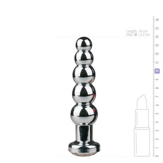 Metalen buttplug