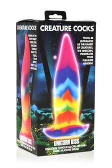 Glow-in-the-dark Unicorn Tongue Dildo