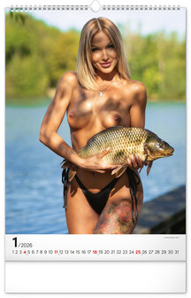 Naaktkalender Girls &amp; Carps 2026