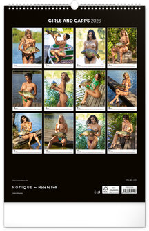 Naaktkalender Girls &amp; Carps 2026