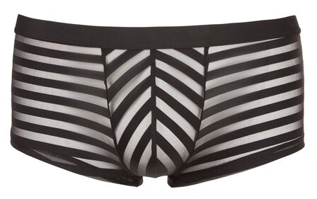 Semi-transparante Herenshort - Zwart