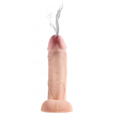 Dual Density Spuitende Dildo - 25 cm