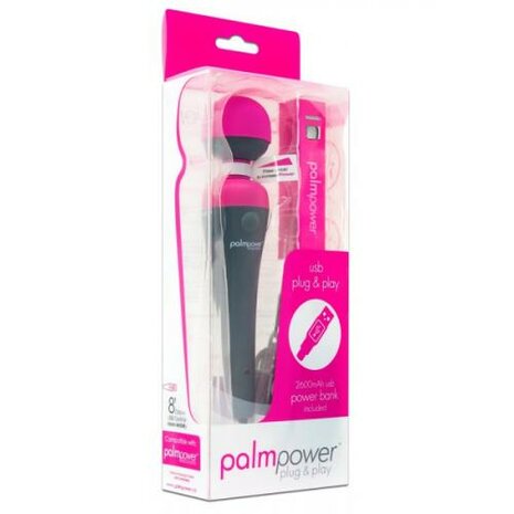 Palm Power - Plug & Play Wand Vibrator