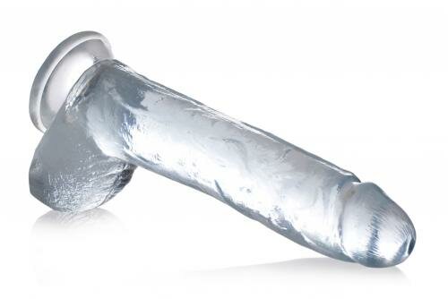 Jock C-Thru Transparante Dildo - 29 cm.