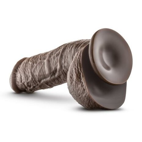 Dr. Skin - Mr. D. Dildo Met Zuignap 21 cm - Chocolate