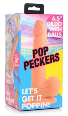 Poppin Dildo 16,5 cm - Beige