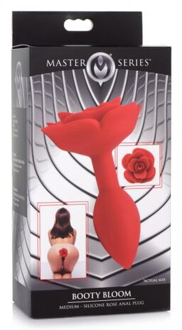 Booty Bloom Rose Siliconen Anaal Plug - Medium