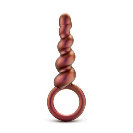 Anal Adventures Matrix - Spiral Loop Anaal Plug - Koper