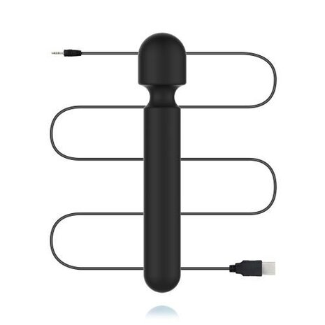 BLACQ - Digitale Super Wand Vibrator - Zwart