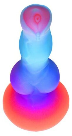 Glow-in-the-dark Siliconen Alien Dildo