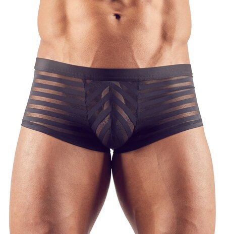 Semi-transparante Herenshort - Zwart