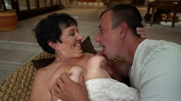 Furryland - Lusty Grandma Enjoys Intense Orgasms - DVD