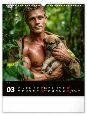 Sexy Brandweermannen Kalender 2027 - Fire Fighters