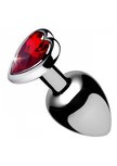 Red Heart Gem Anal Plug - Small Red Heart Gem Anal Plug - Small
