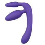 Drie Dubbele Voorbind Dildo - Paars Drie Dubbele Voorbind Dildo - Paars