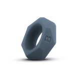 Boners Cockring Met Diamant Design - Grijs Boners Cockring Met Diamant Design - Grijs